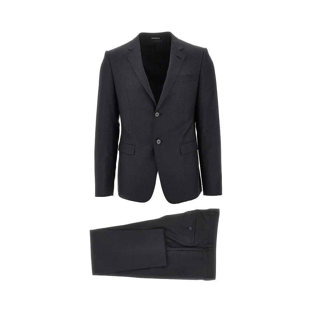 'DAVID LINE' SINGLE-BREASTED TAILORED SUIT - 1