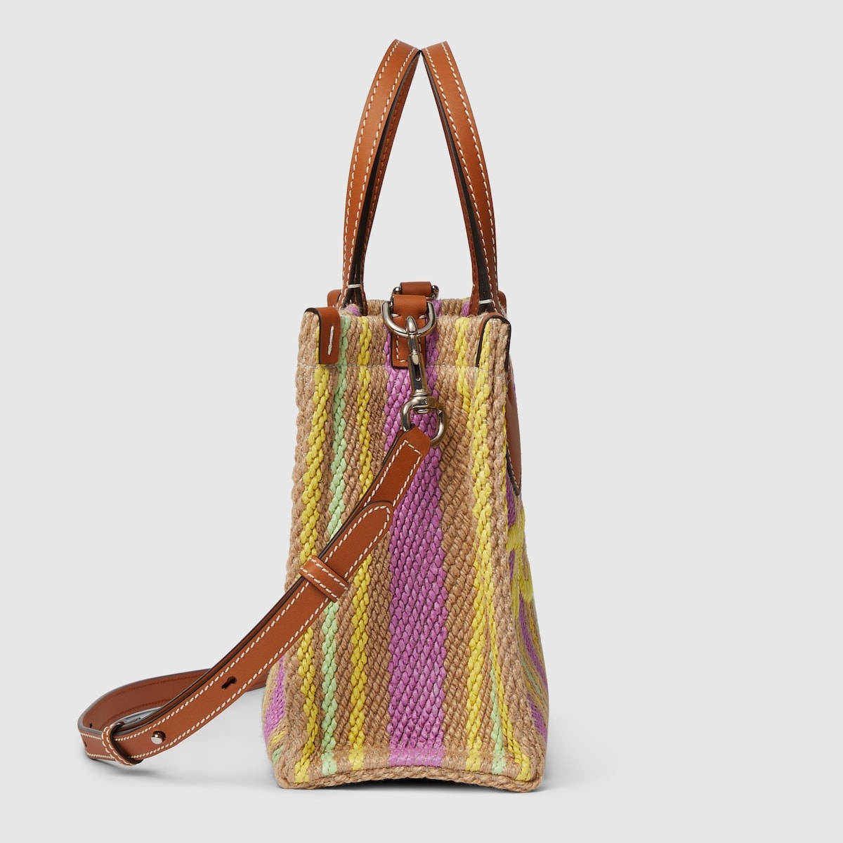 Small tote bag with Gucci patch - 7