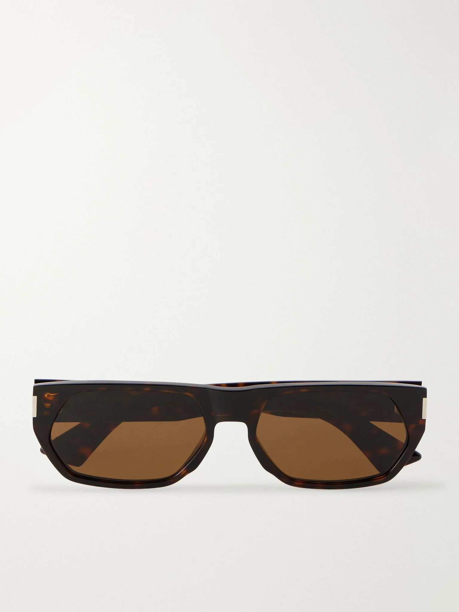 SL 898 squared-frame acetate sunglasses Tortoiseshell - 1