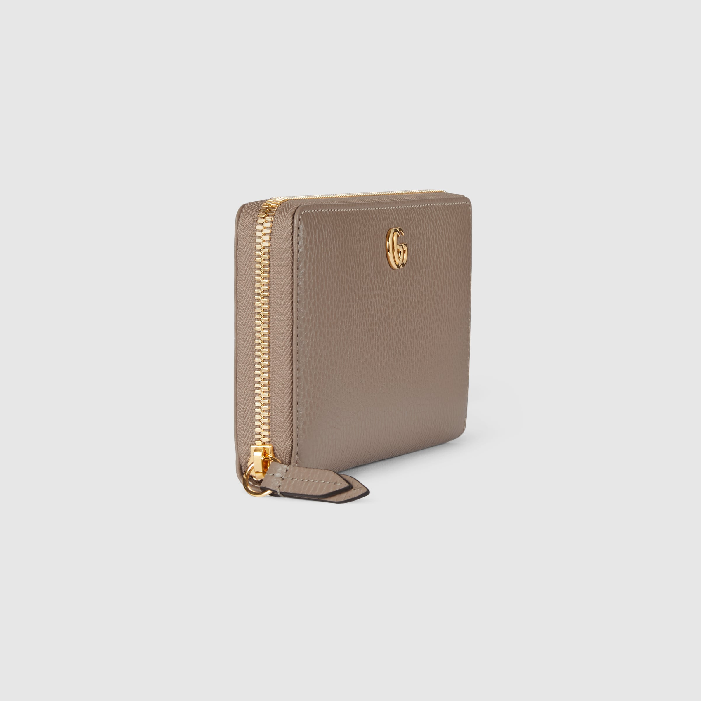 GG Marmont pink interior zip around wallet - 3
