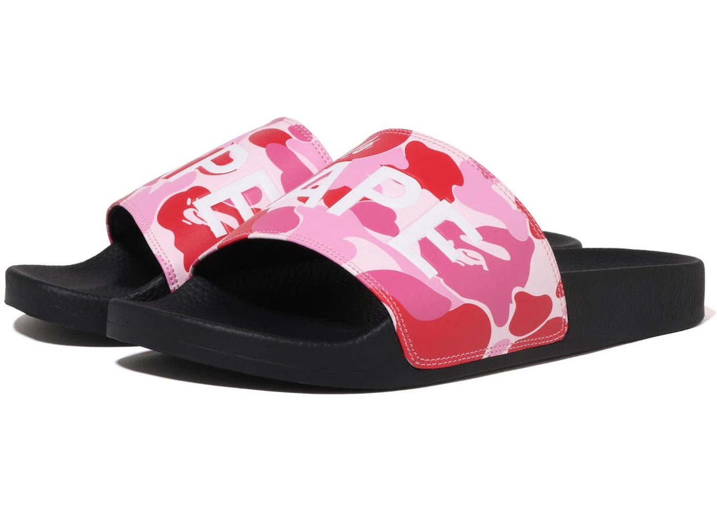 A Bathing Ape ABC Camo Slide Pink (2023) - 2
