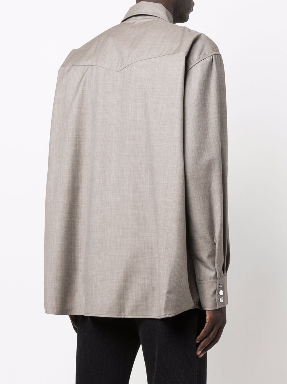 ranch-cut longsleeved shirt - 4