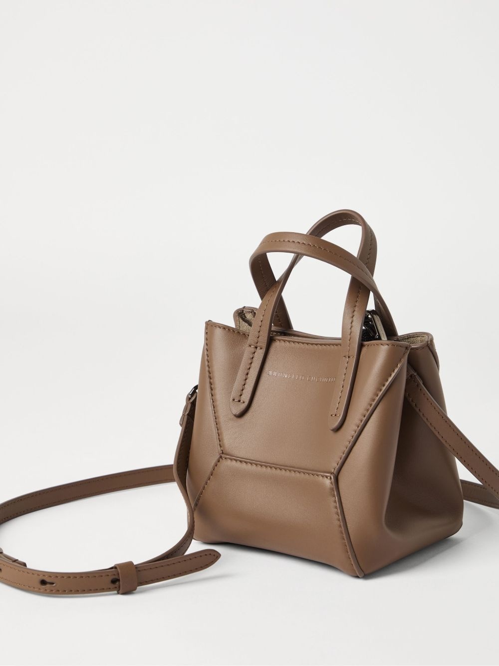 mini BC Duo leather tote bag - 5