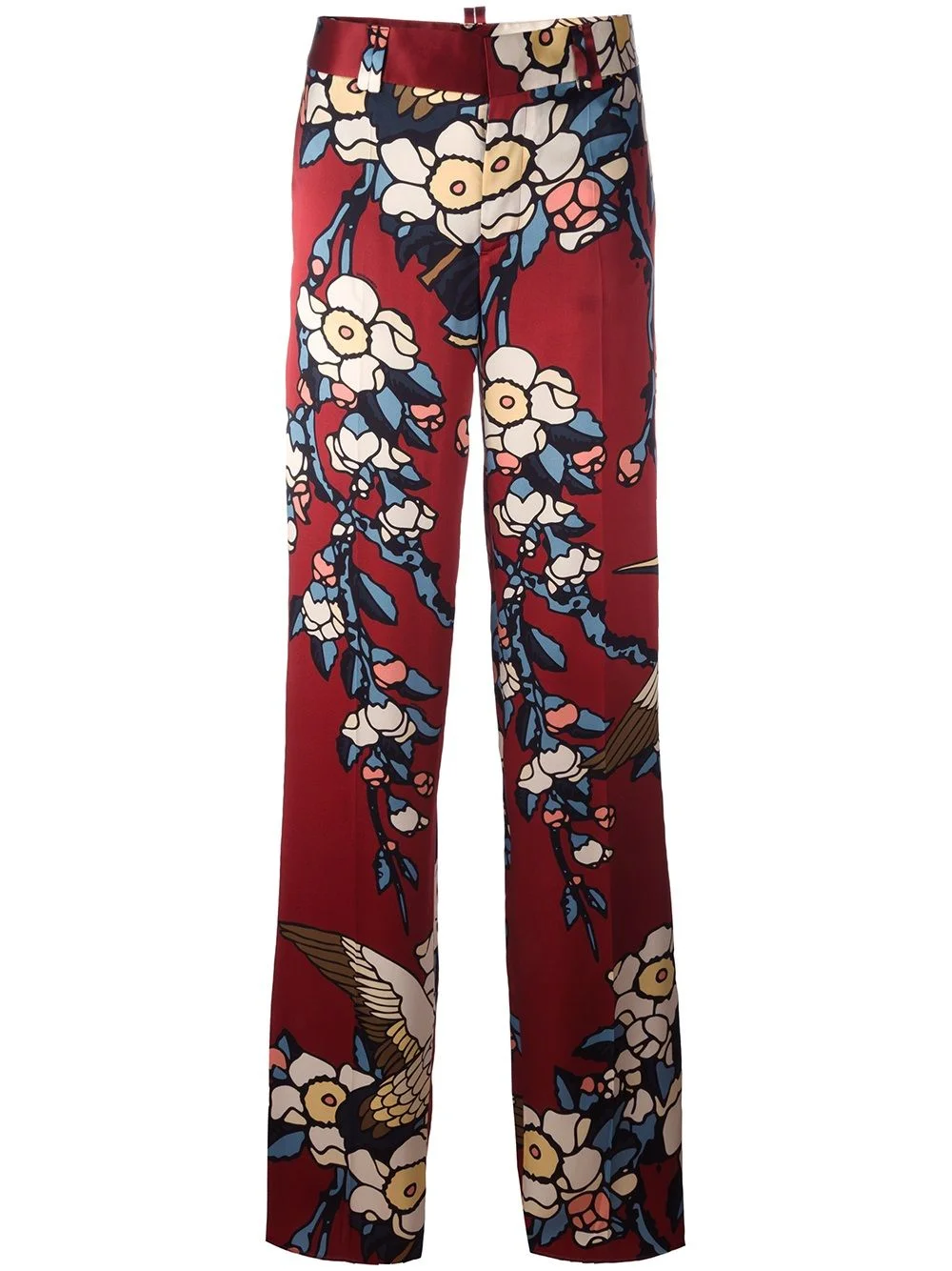'Blossom' print trousers - 1