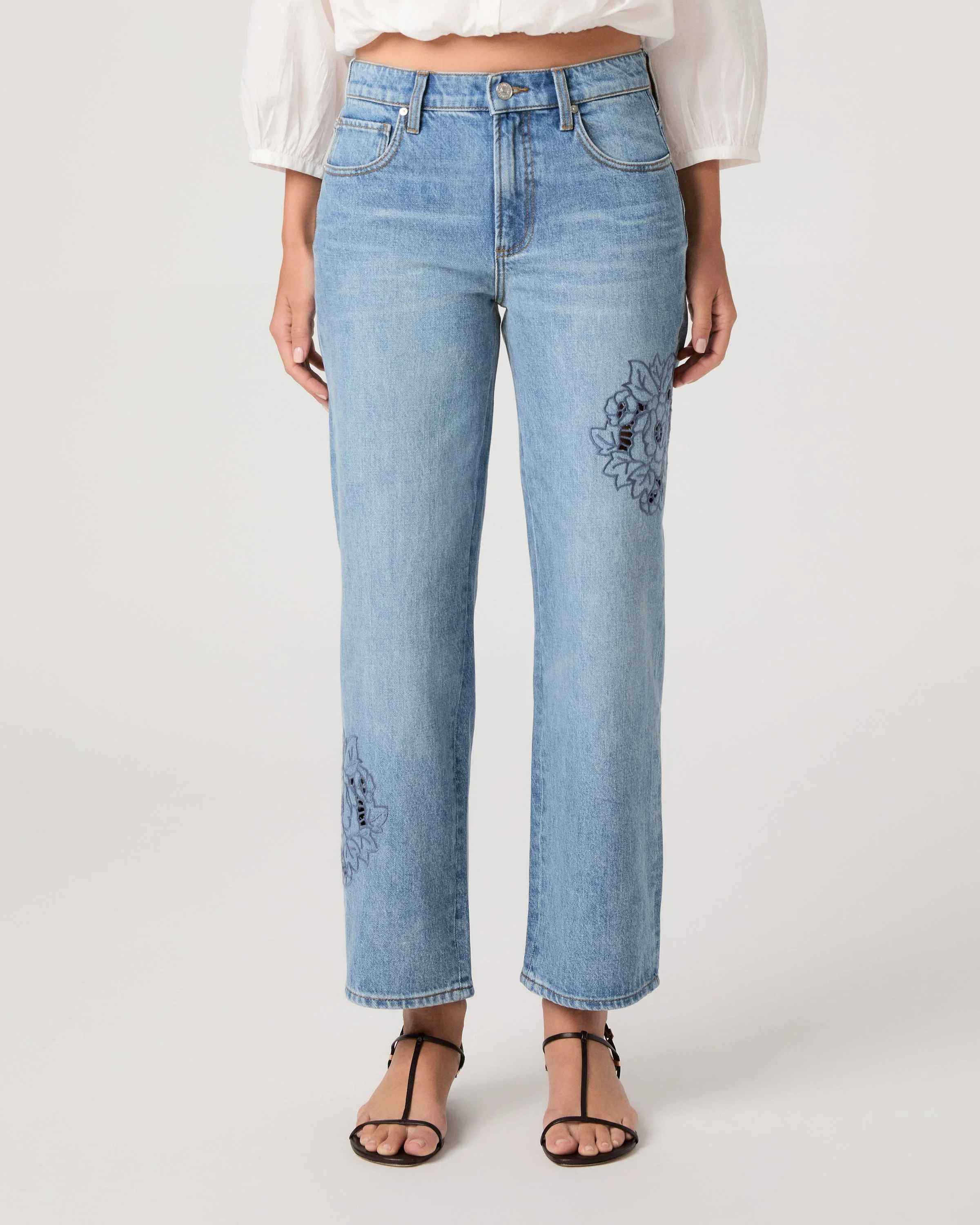 Rylann Ankle Straight Leg Jean - 1