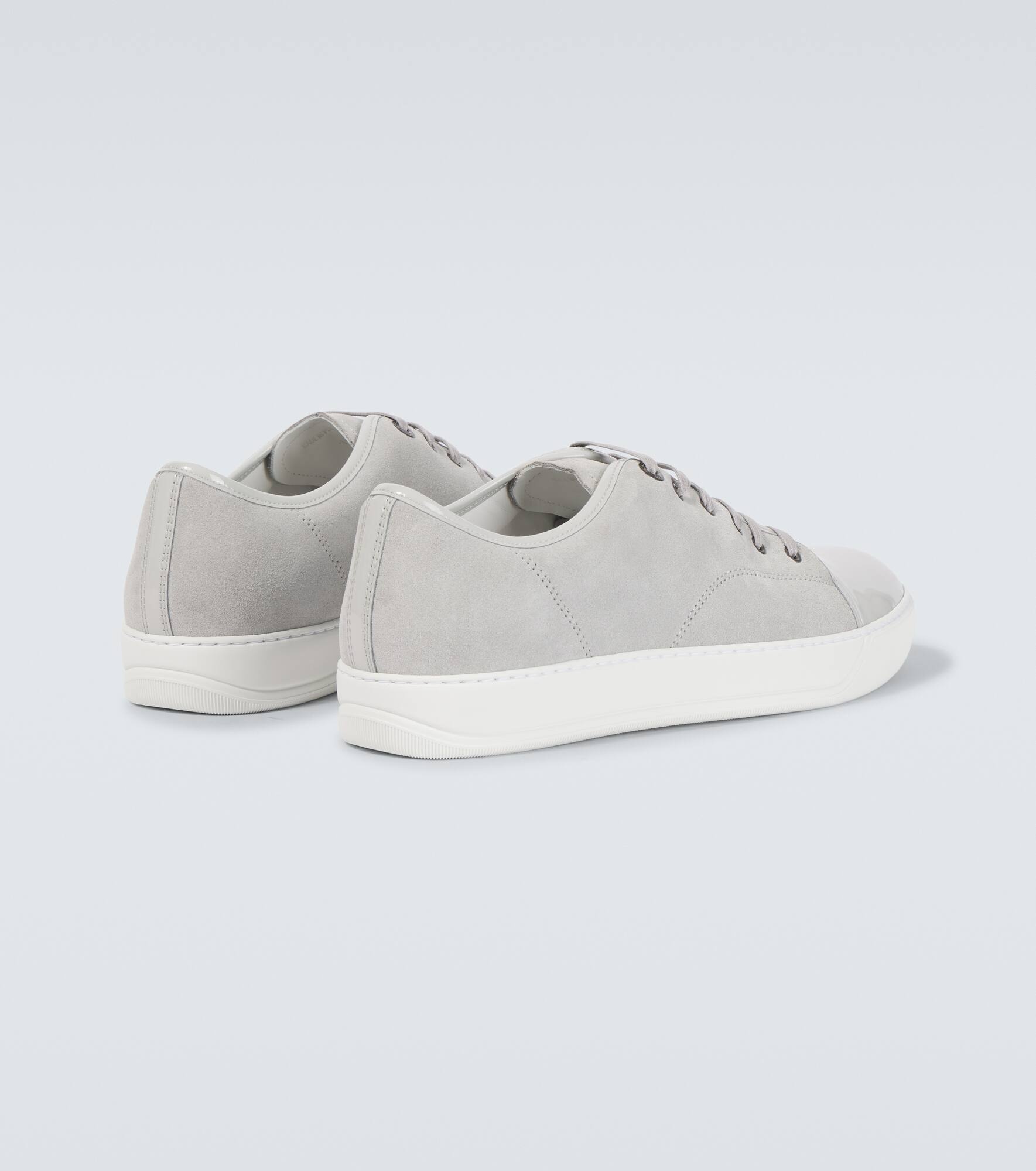 DBB1 leather-trimmed suede sneakers - 6