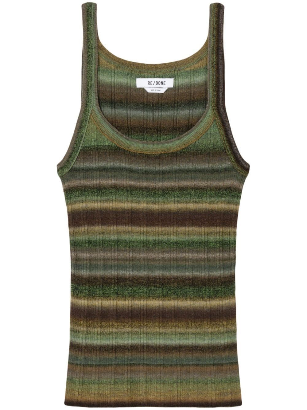 Space Dye ribbed wool top - 1