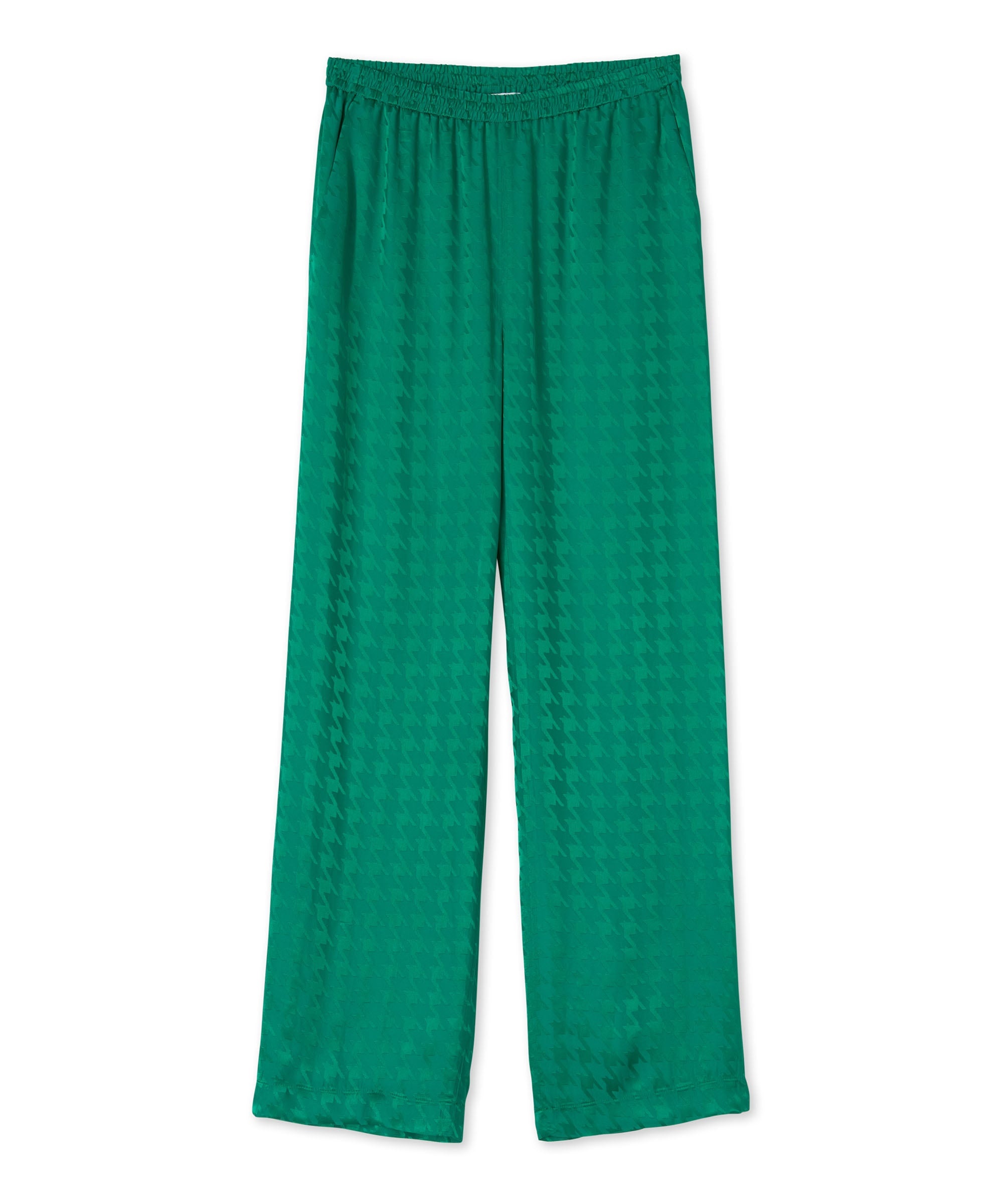 "Fluid Viscose Jacquard" fabric trousers - 1