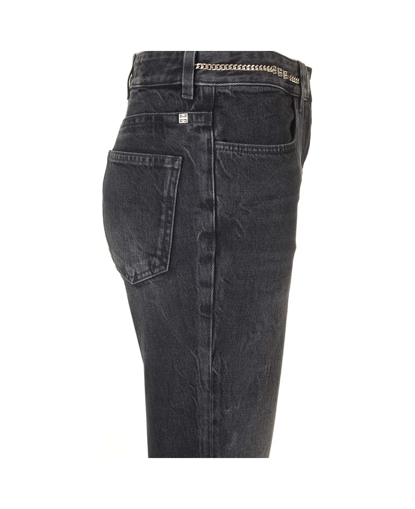 Boot Cut Cropped Jeans - 4