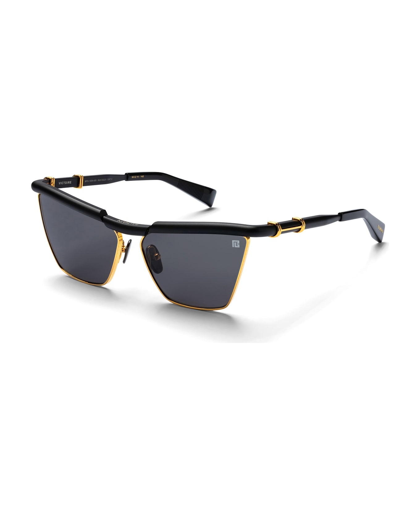 Victoire - Matte Black / 12k Gold Sunglasses - 2