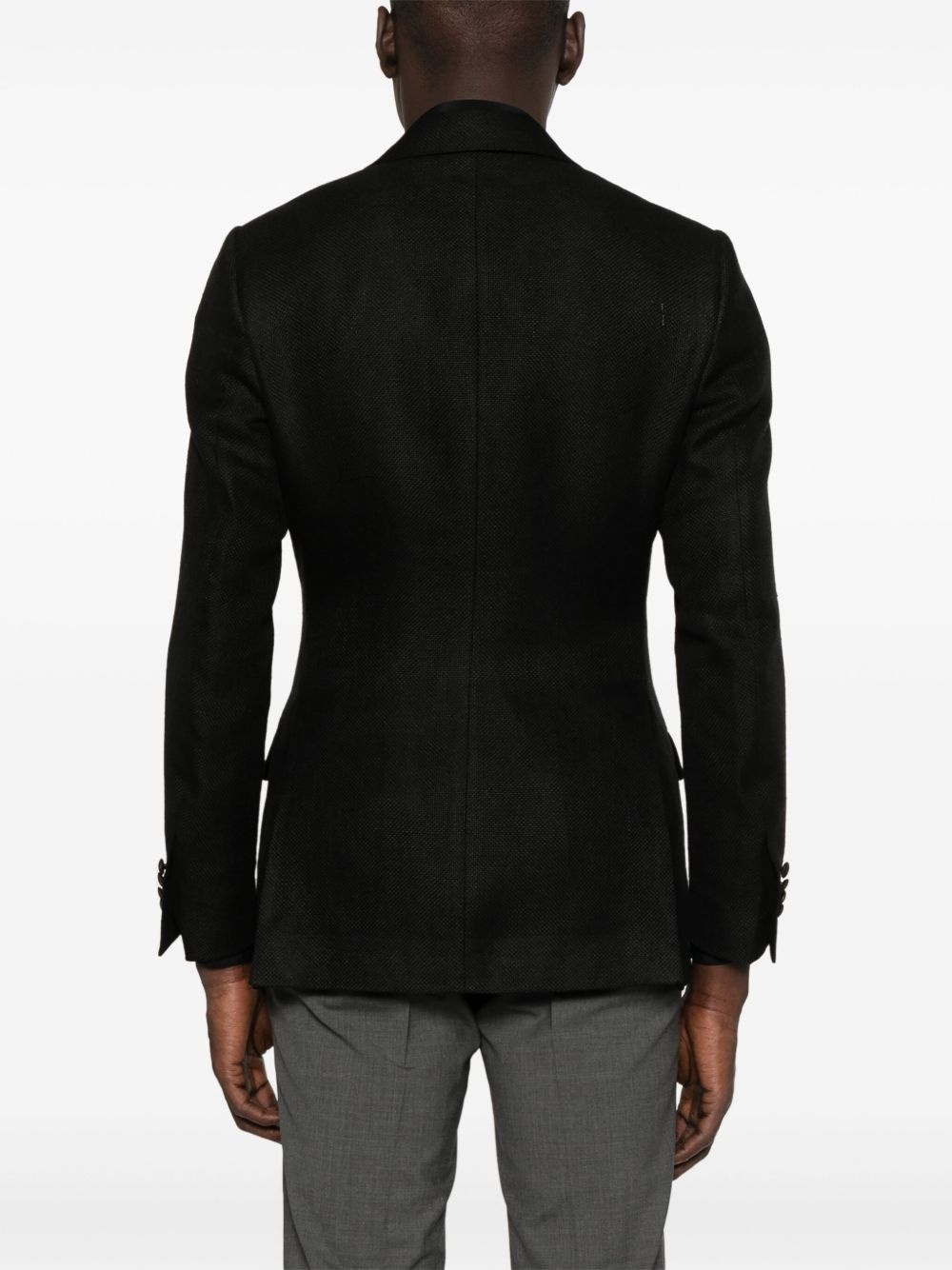 linen blazer - 4