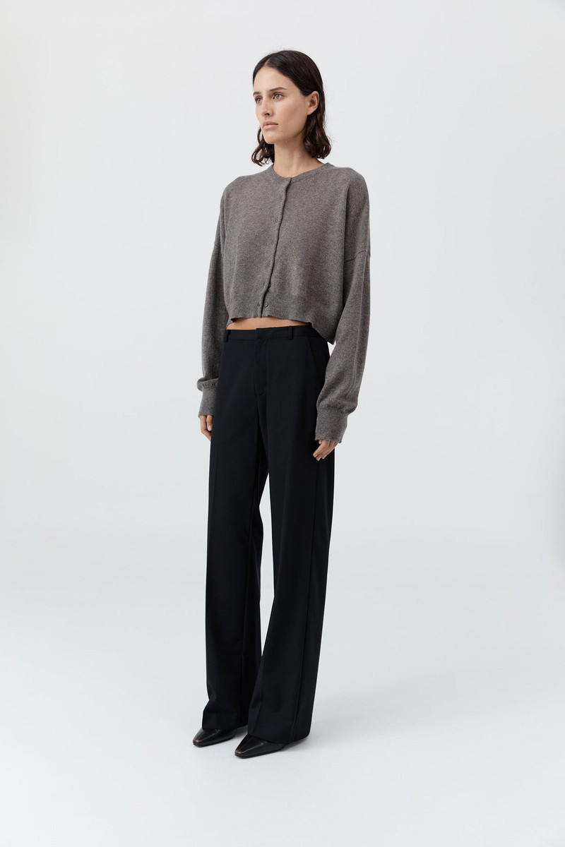 Fine Band Carter Trouser - Black 3