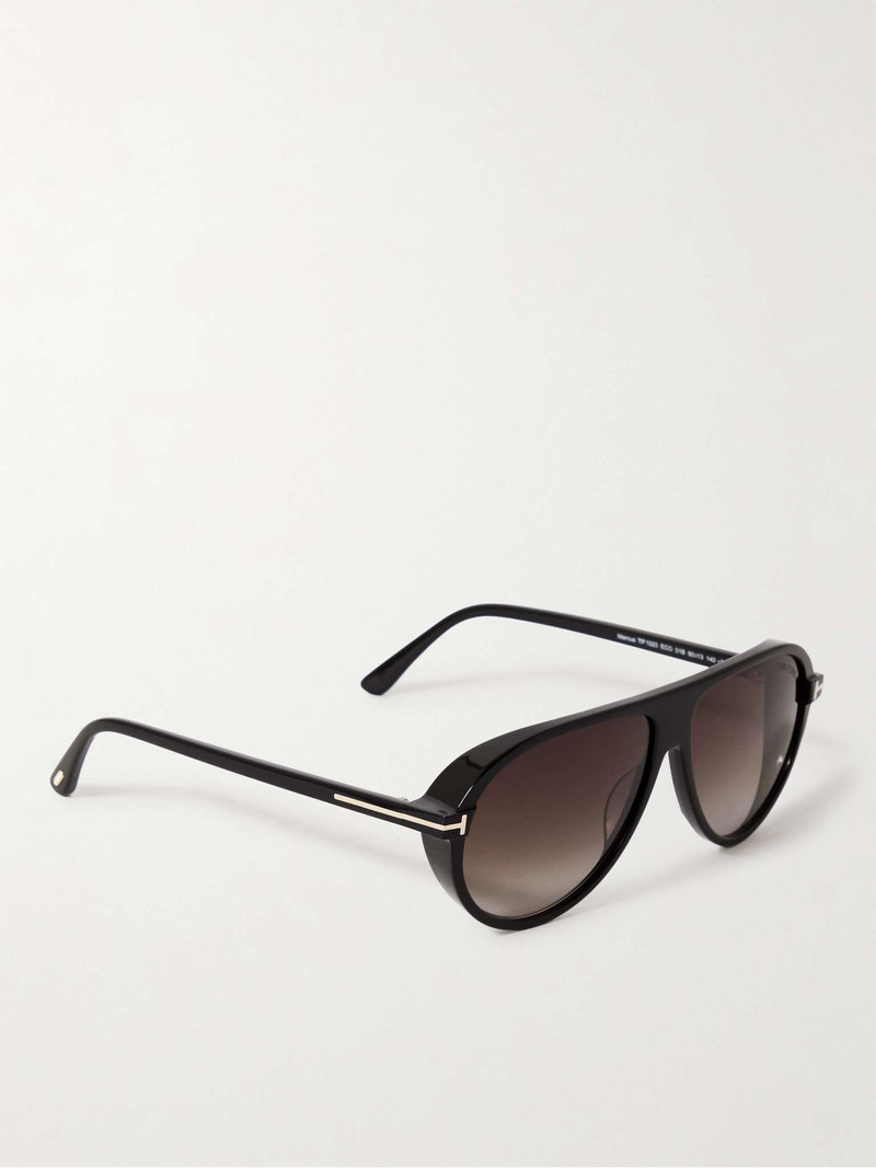 Aviator-Style Acetate Sunglasses 3