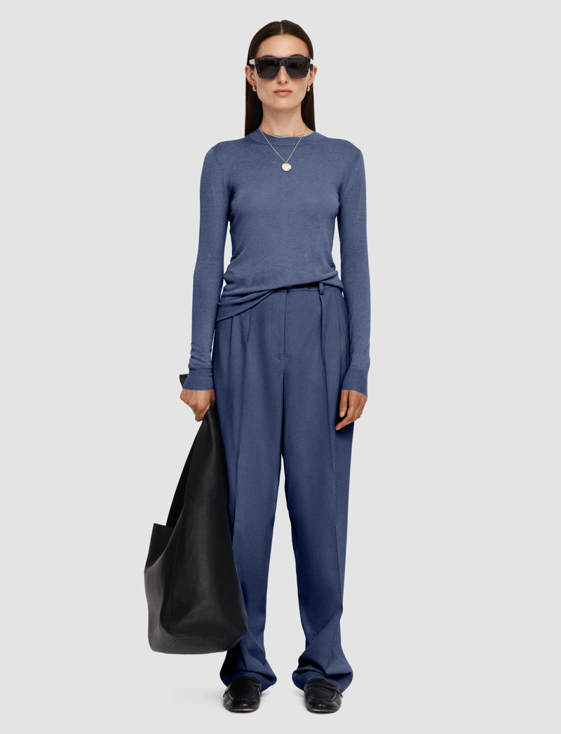 JOSEPH Cashair Round Neck Jumper outlook