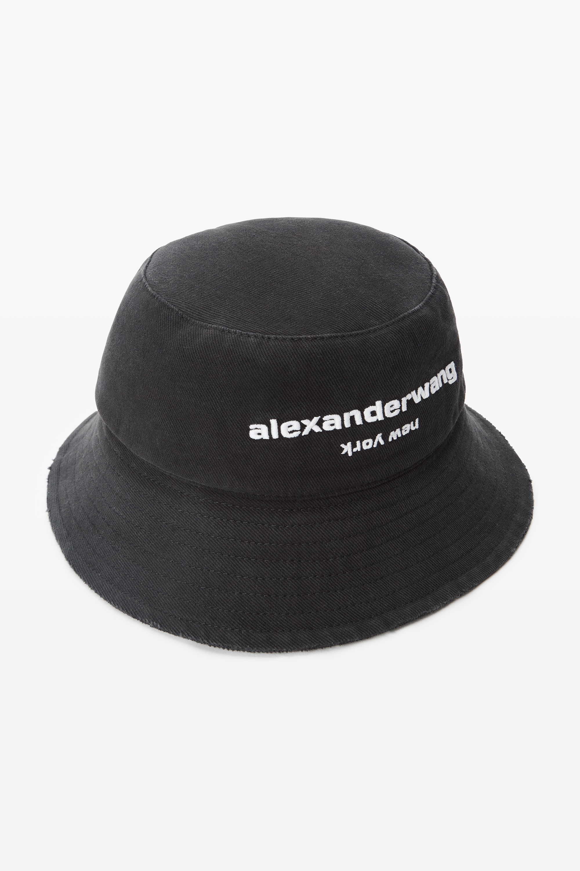 Distressed Logo Bucket Hat - 3