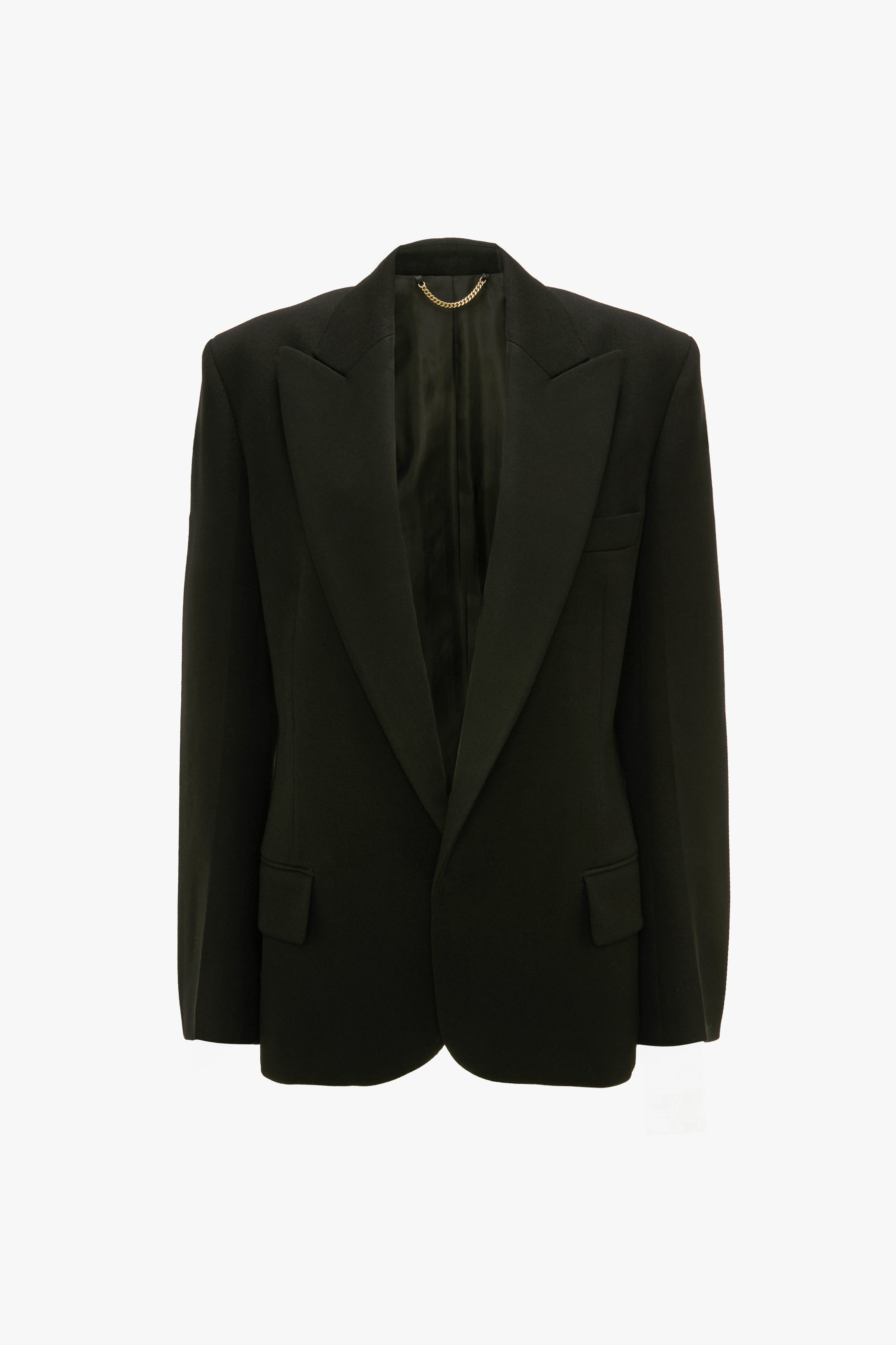 Sculptural Sleeve Jacket In Black - 1
