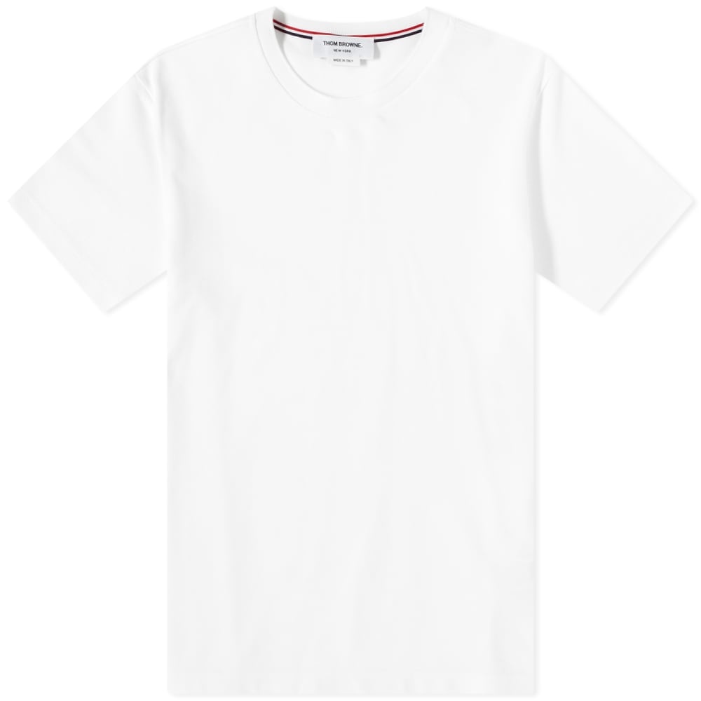 Thom Browne Side Four Bar Pique Tee - 1