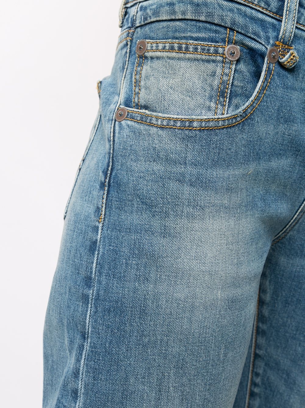 cropped straight-leg jeans - 5