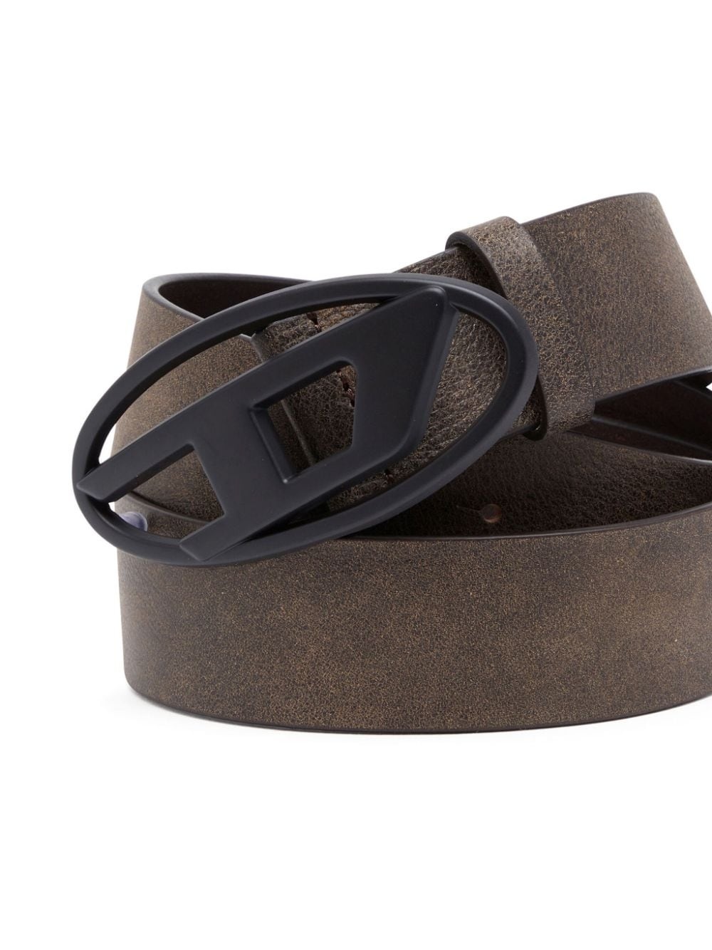 B-1DR Oval D leather belt - 3