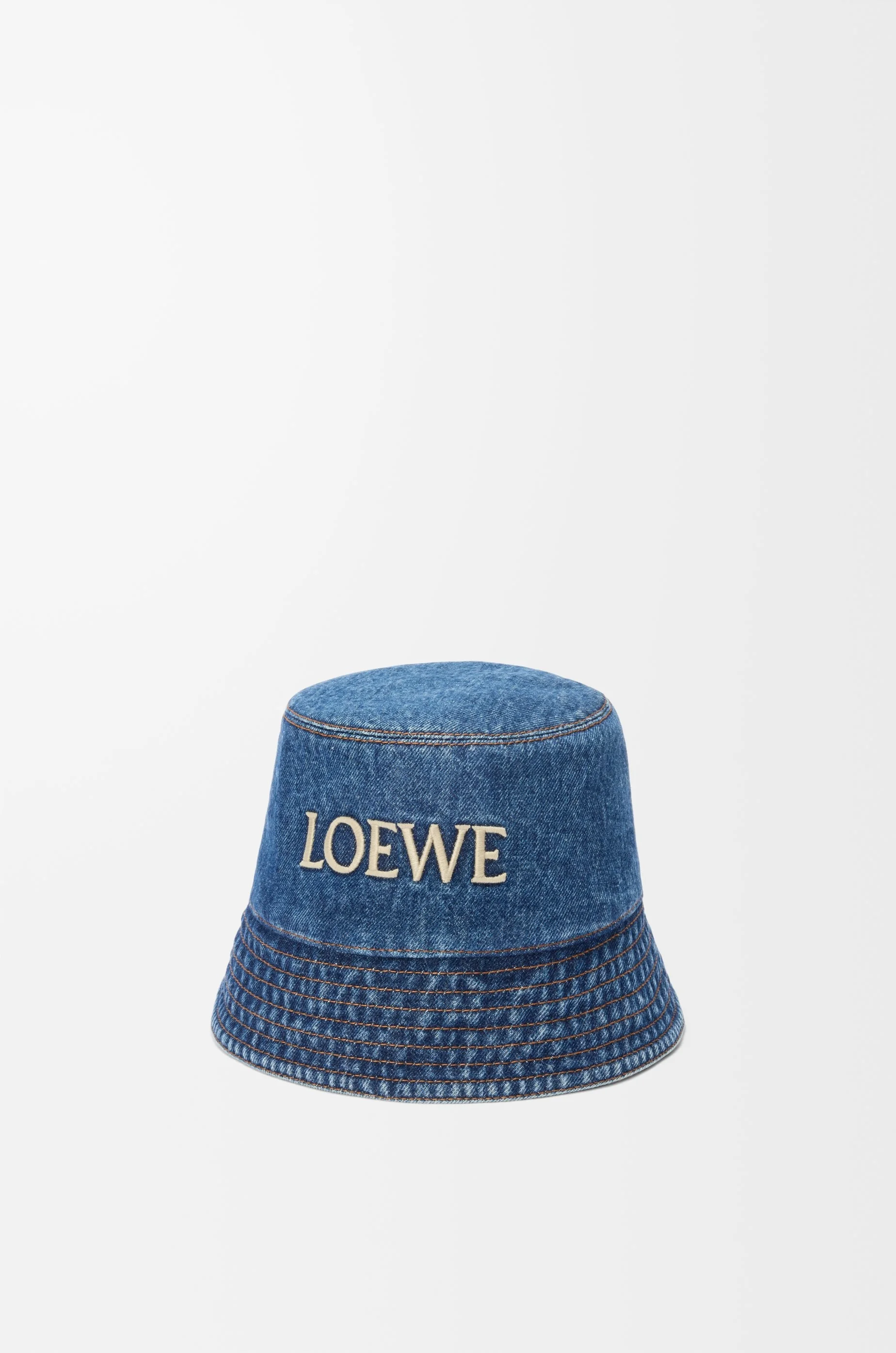 LOEWE bucket hat in denim - 1