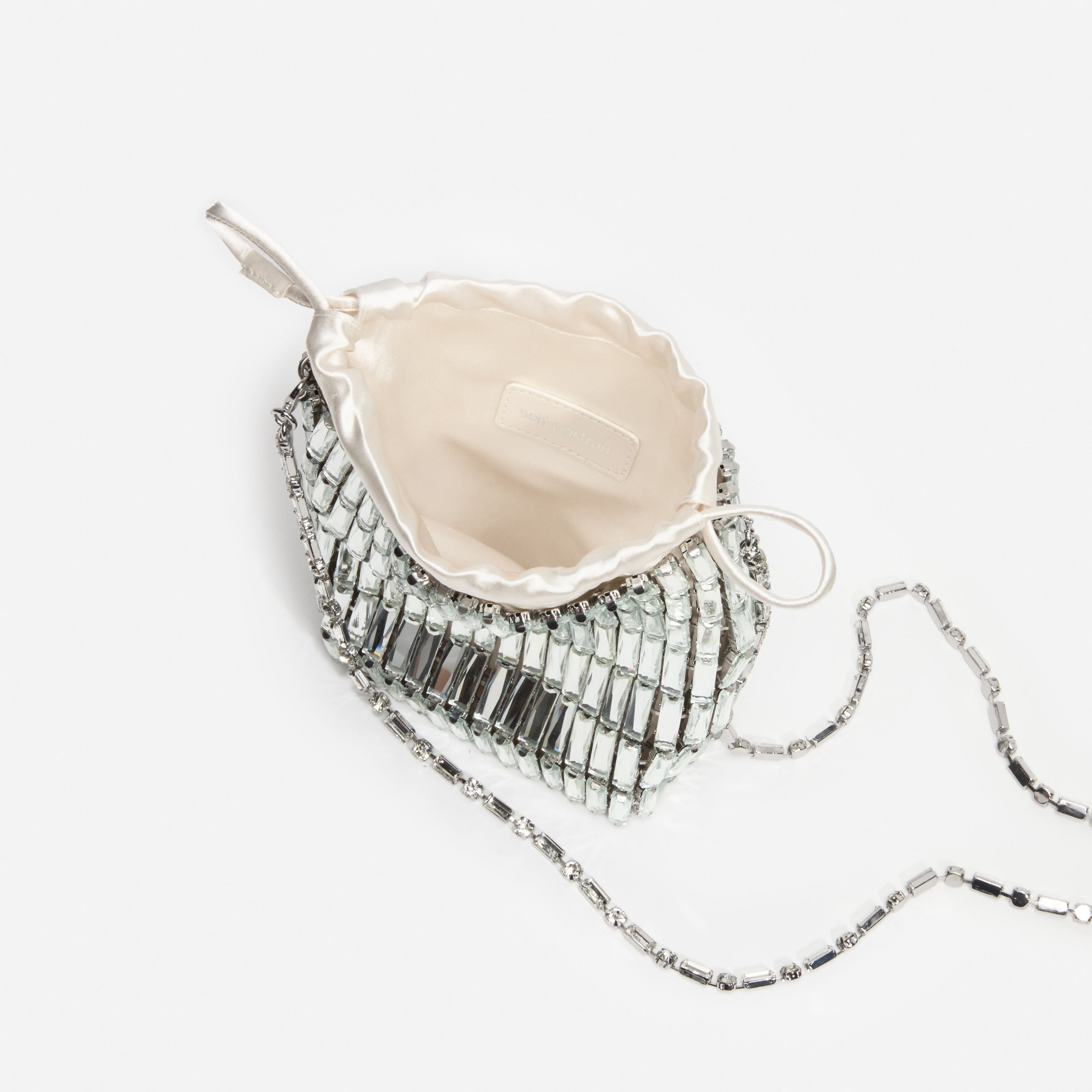 Silver Crystal Mini Bag - 4