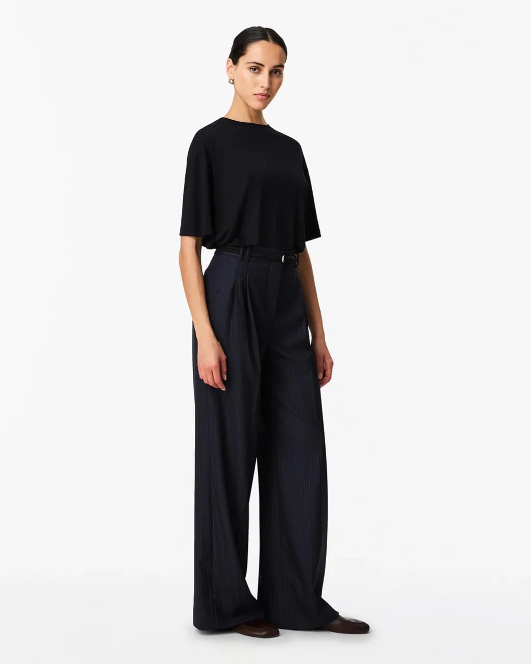 TWILL PLEATED TROUSER - 3