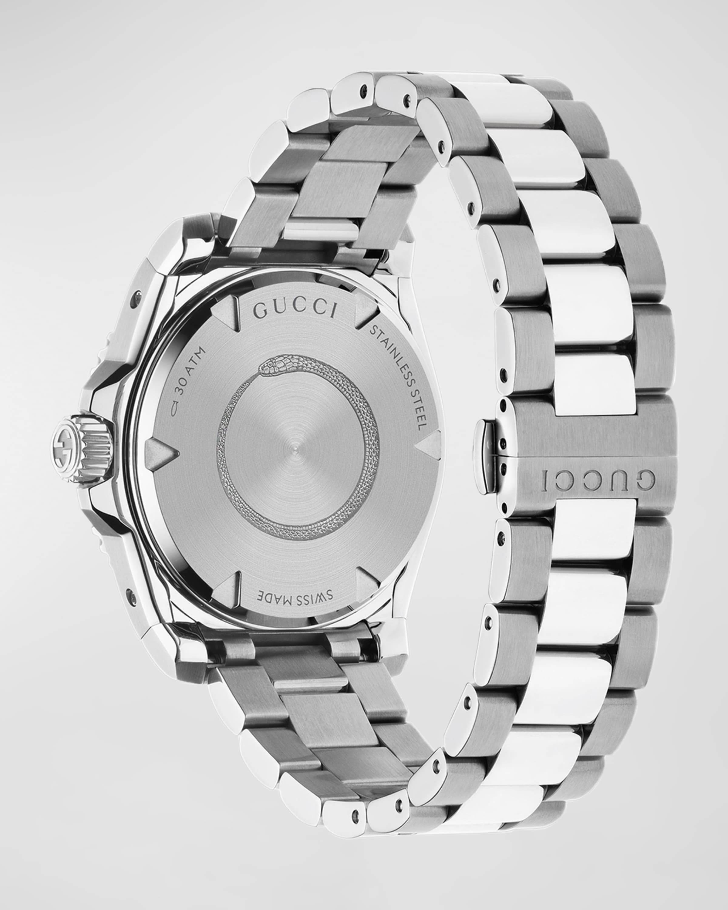 Men's Gucci Dive Steel Bracelet Watch, 40mm - 4