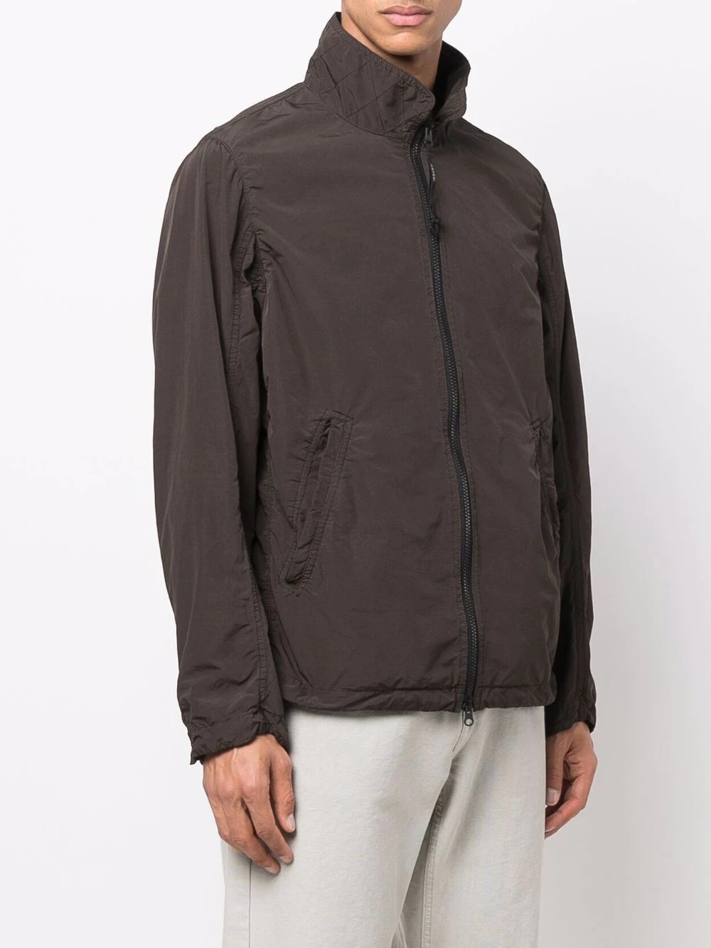 lightweight zip-up jacket - 3