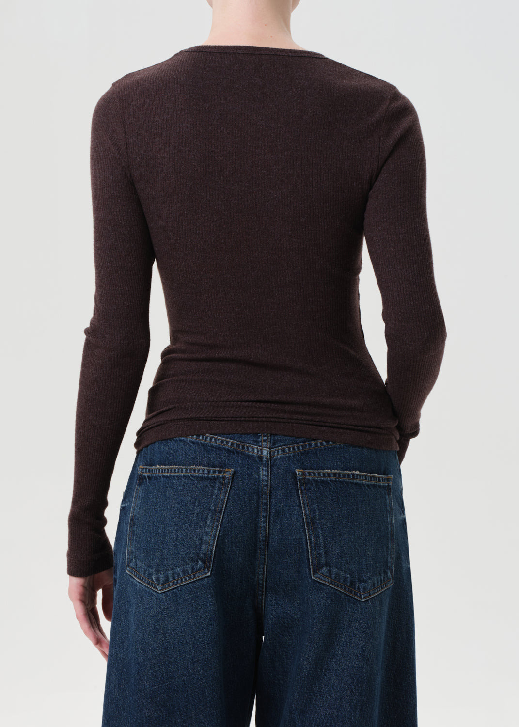 DELPHI SLIM TEE IN ROOT - 3