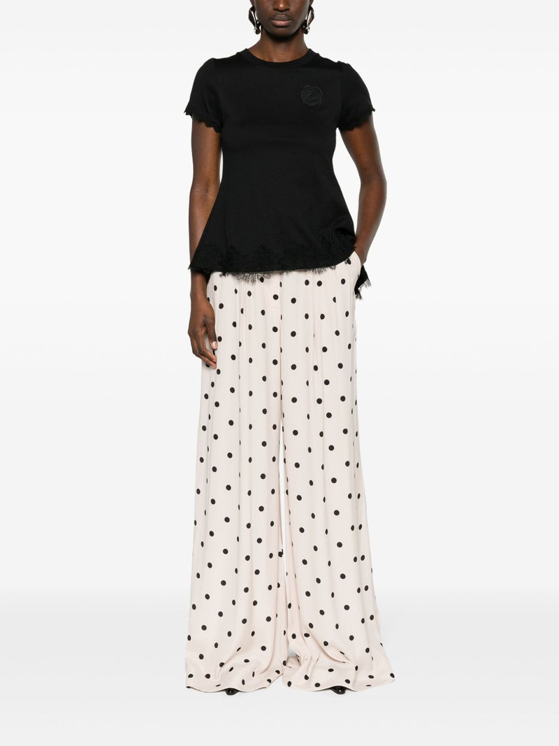 VIKTOR & ROLF Godet lace-trim T-shirt outlook