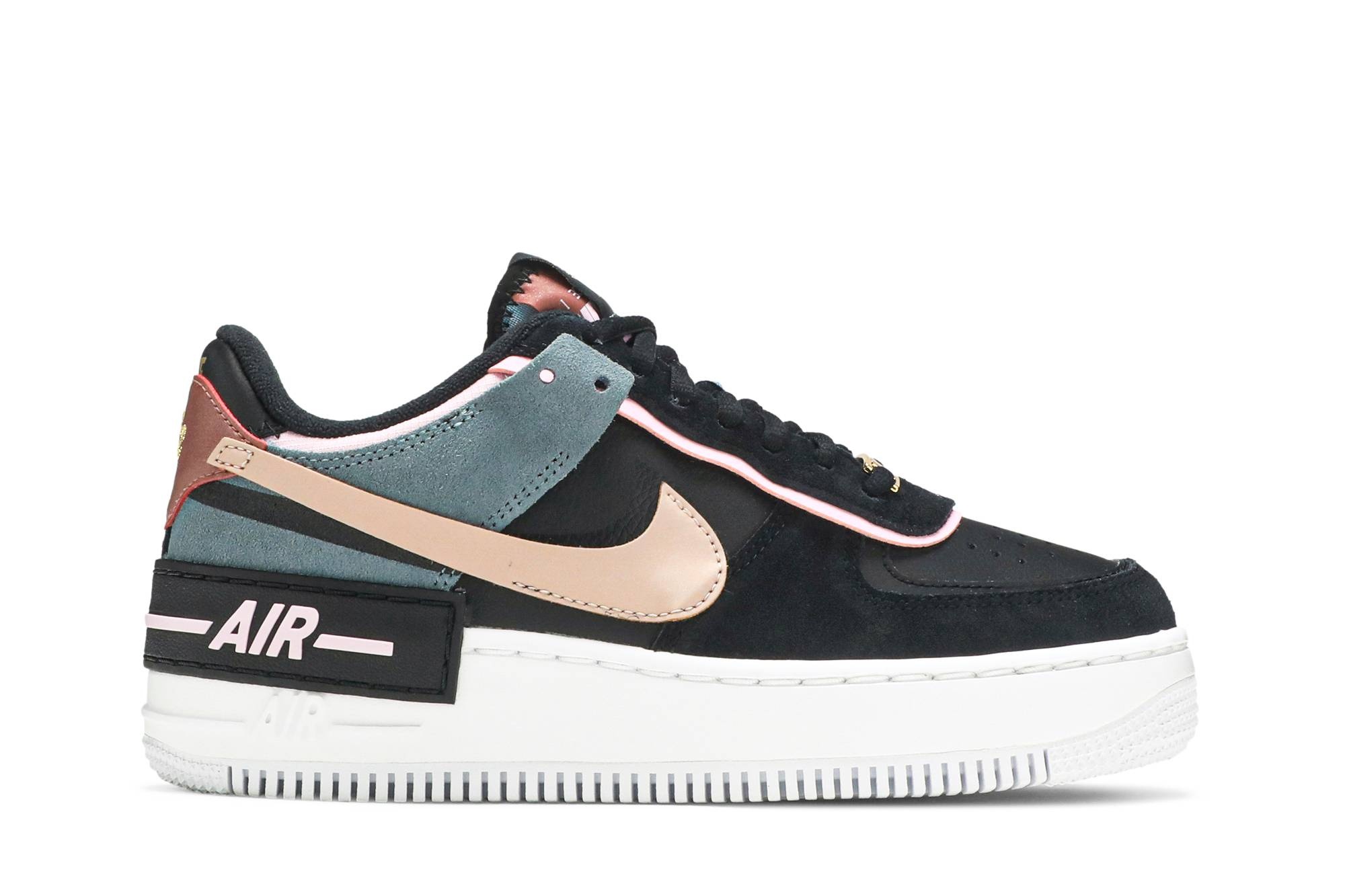 Wmns Air Force 1 Shadow 'Black Light Arctic Pink' - 1
