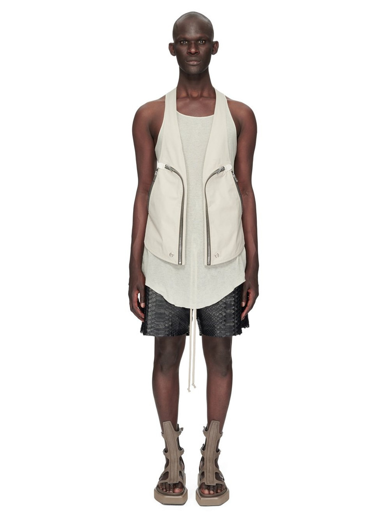 Rick Owens cotton harness gilet outlook