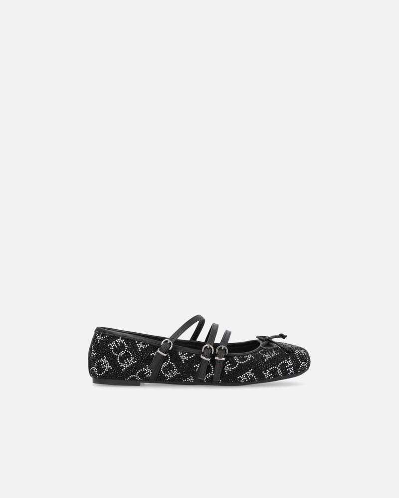 crystal-embellished ballet flats 1