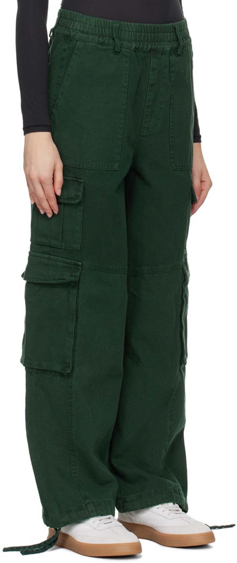 Holzweiler Green Lopa Cargo Pants outlook