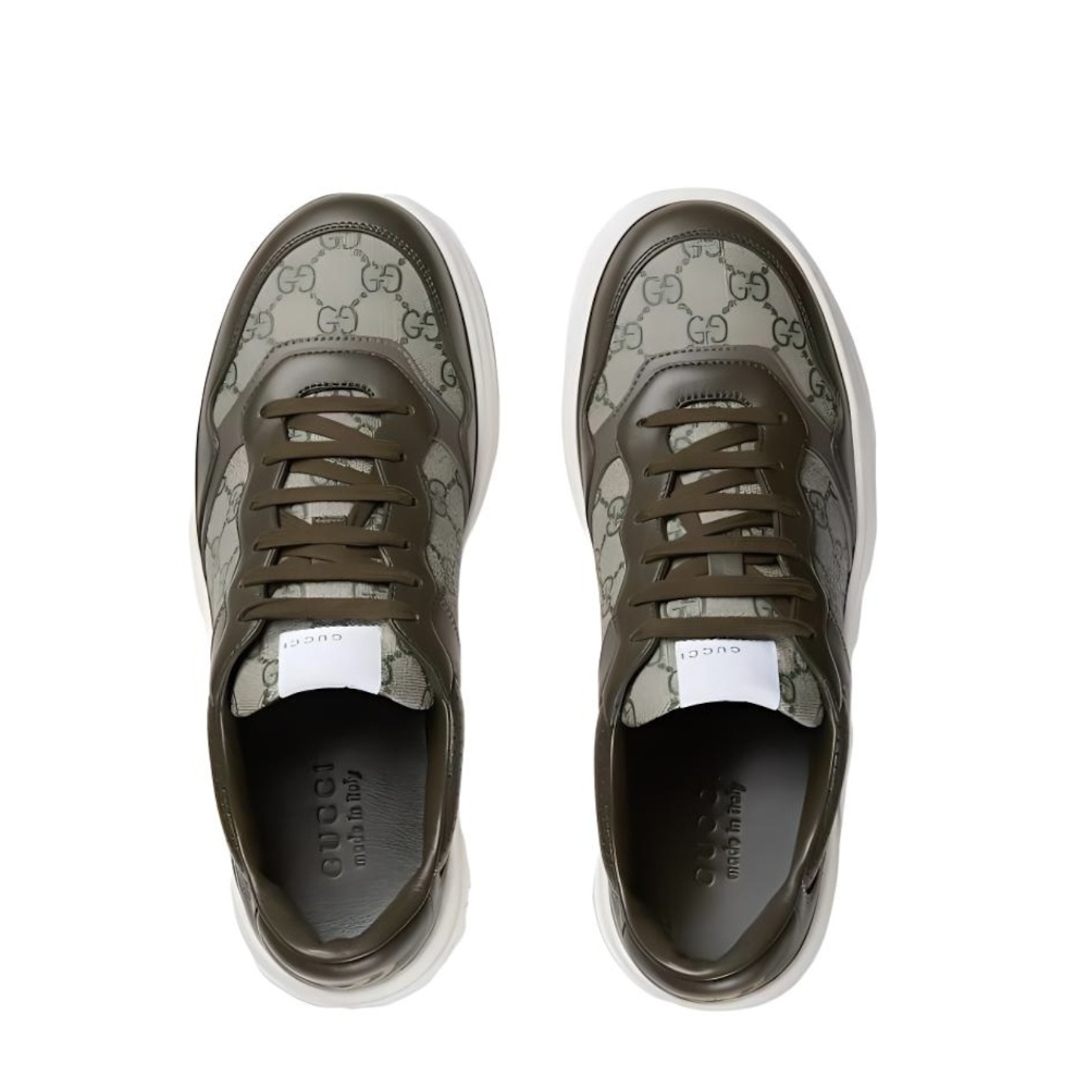 Gucci GG Supreme Sneaker 'Beige Green' 669582-UPGA0-3350 - 4