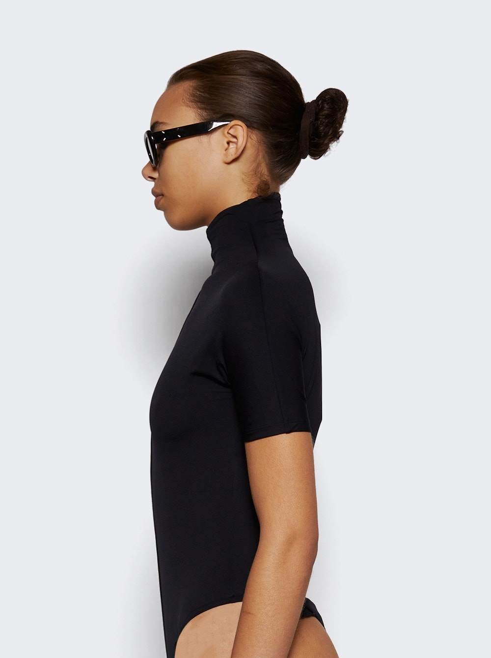 X Rhw Short Sleeve Bodysuit Black - 4