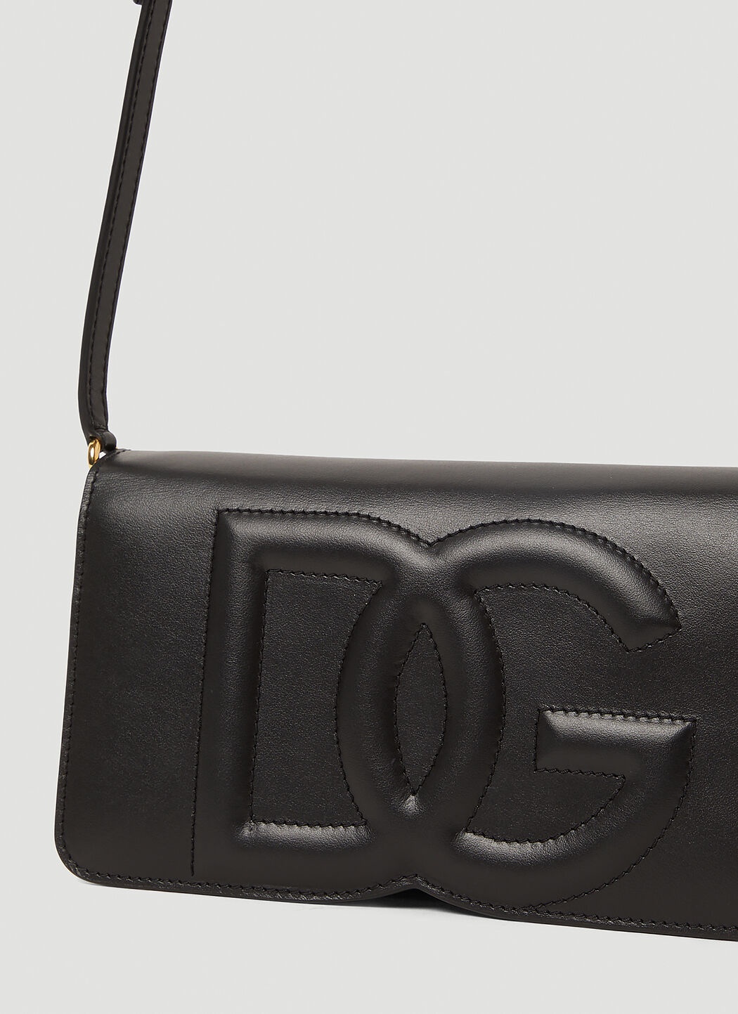Logo Leather Phone Bag - 4