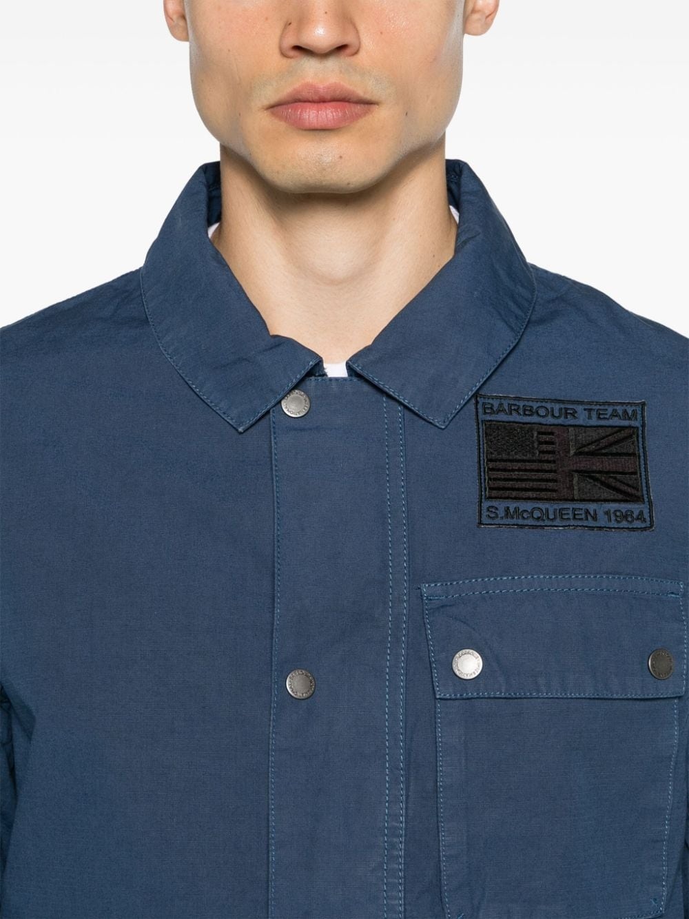 Workers cotton shirt jacket - 5