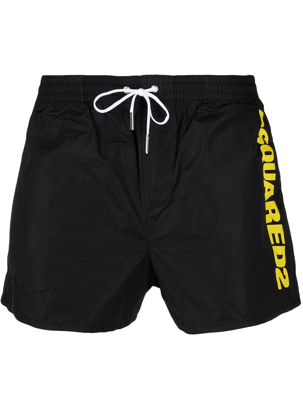 logo-print swim shorts - 1