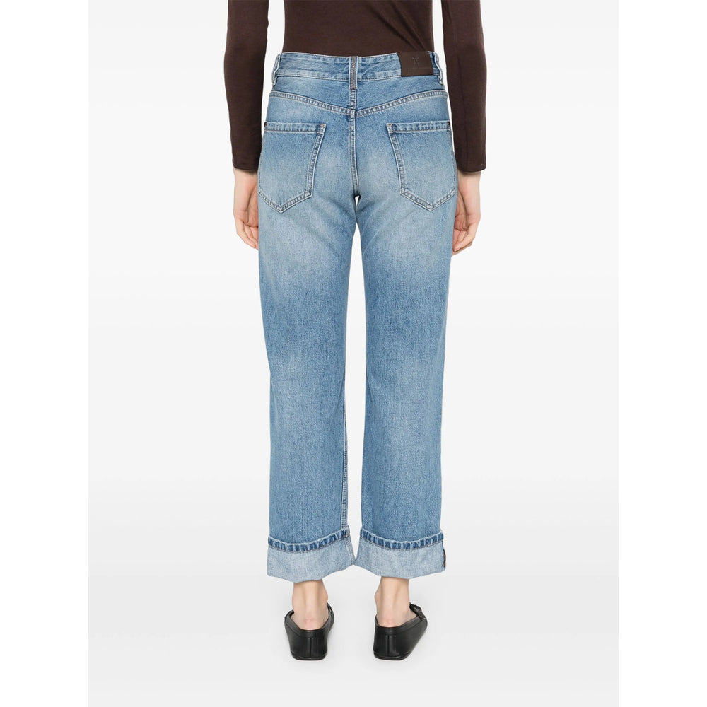 Brunello Cucinelli Blue Denim - Straight-Leg Jeans Women - 5