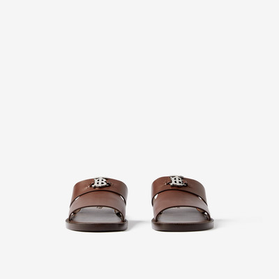 Burberry Monogram Motif Leather Sandals outlook