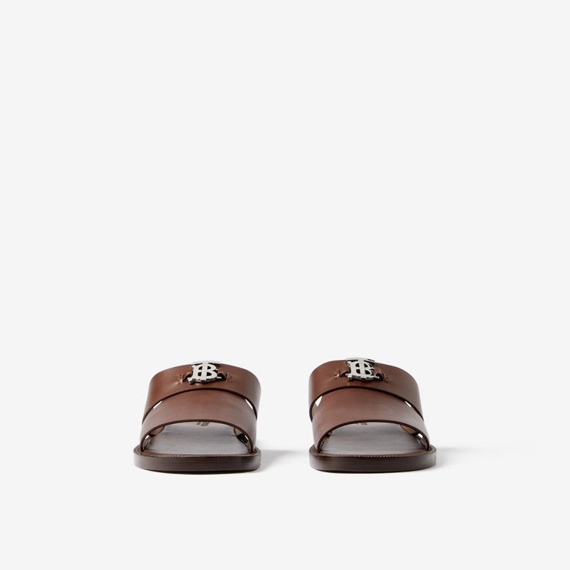 Burberry Monogram Motif Leather Sandals outlook