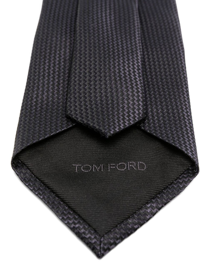 TOM FORD textured silk tie outlook