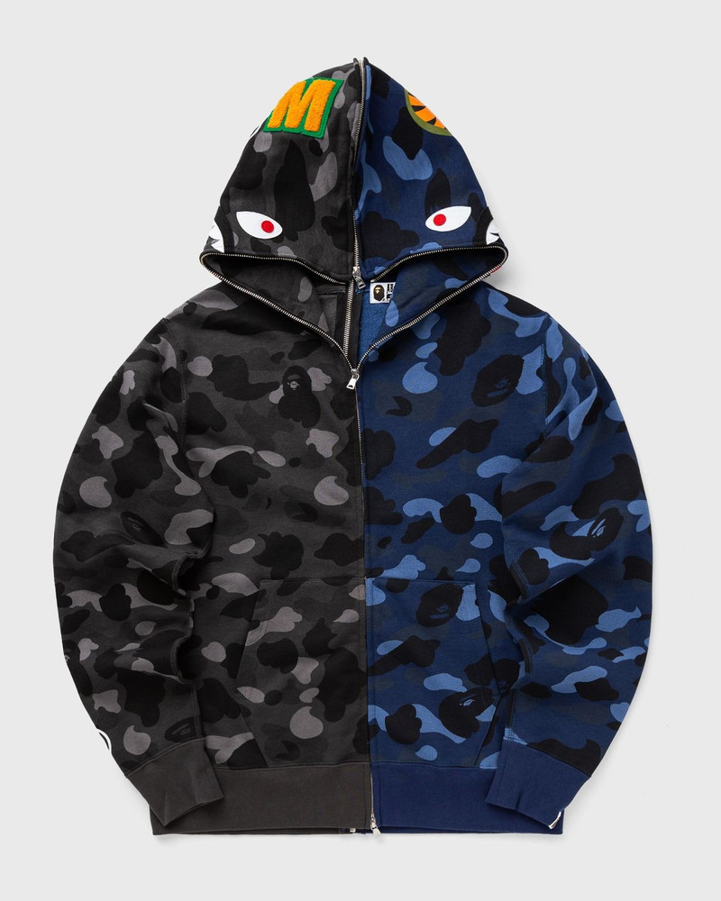 COLOR CAMO SEPARATE SHARK FZ HOODIE - 1