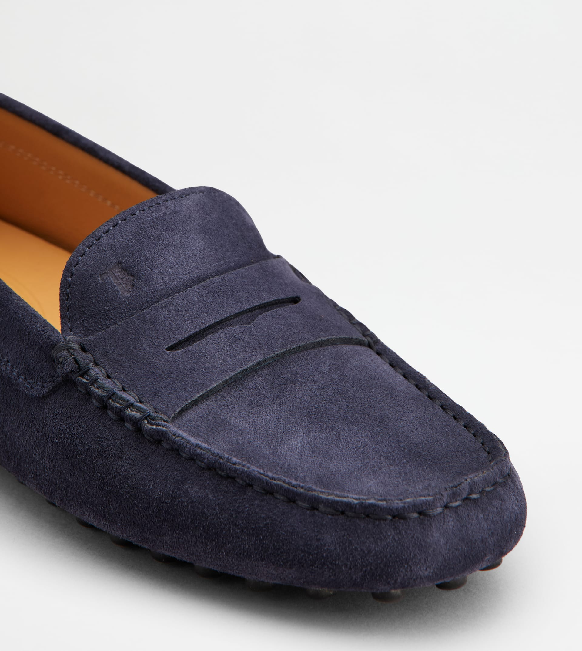 GOMMINO DRIVING SHOES IN SUEDE - BLUE - 6