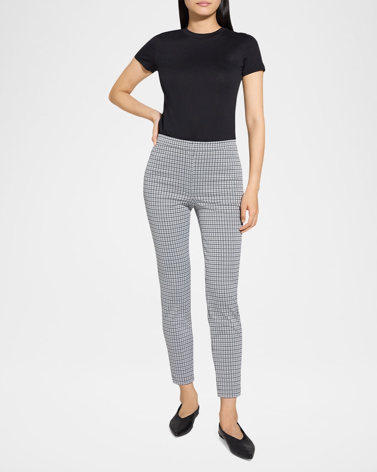 Tapered High-Rise Pants - 1