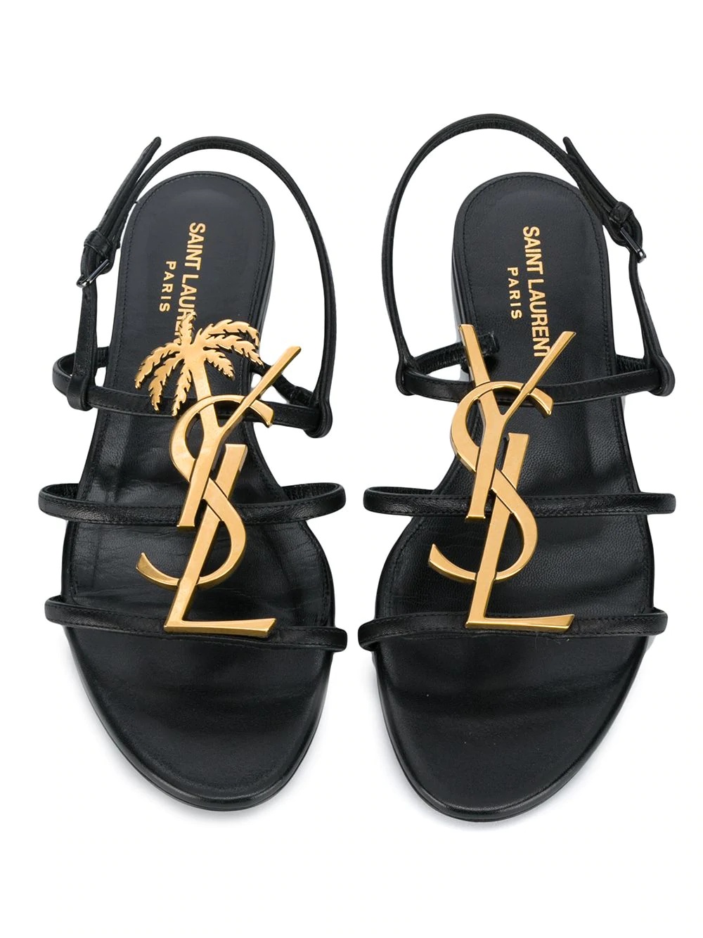 Cassandra logo sandals - 4