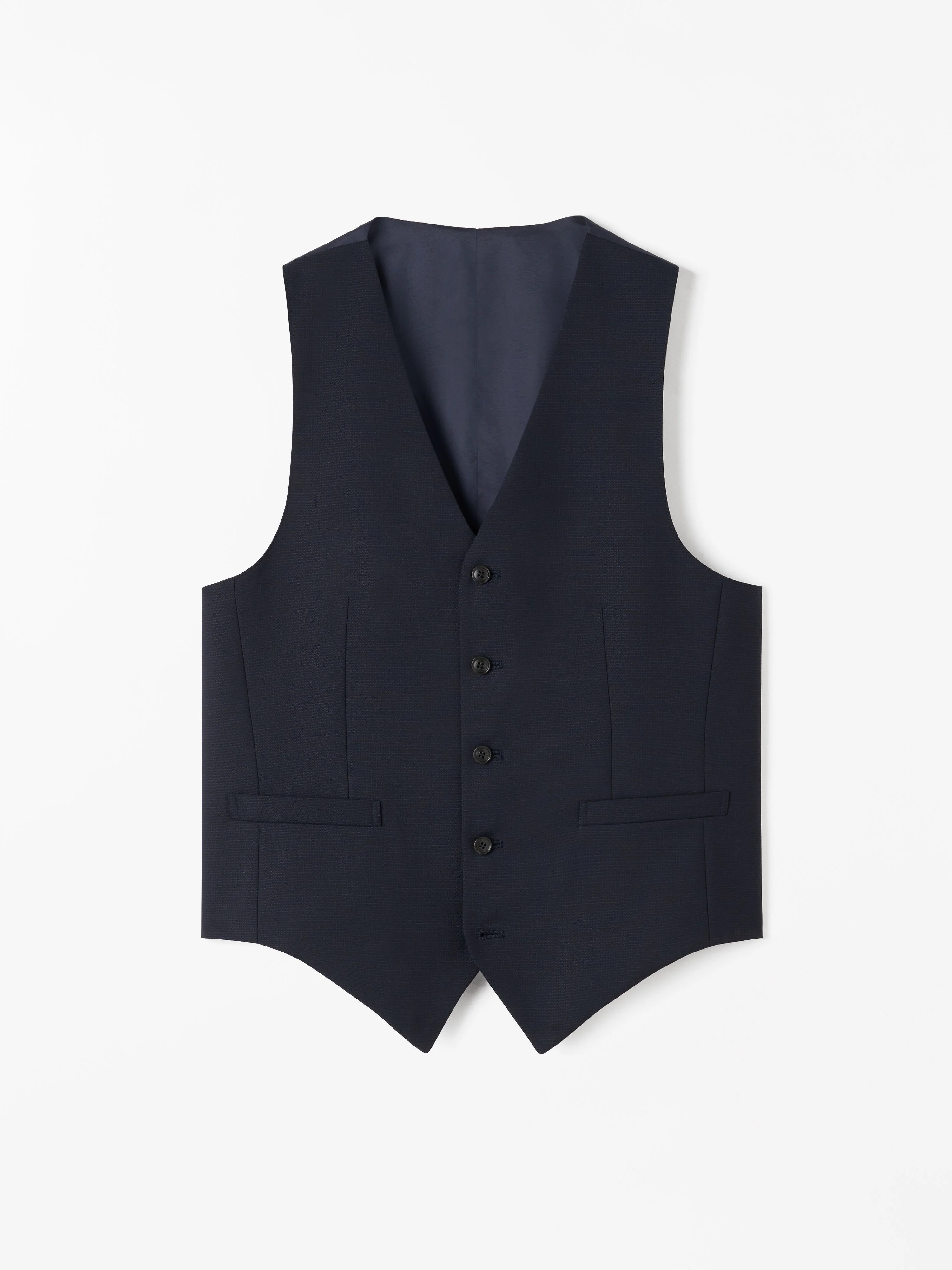 Wayde Polyester-Wool Bland Waistcoat - 1