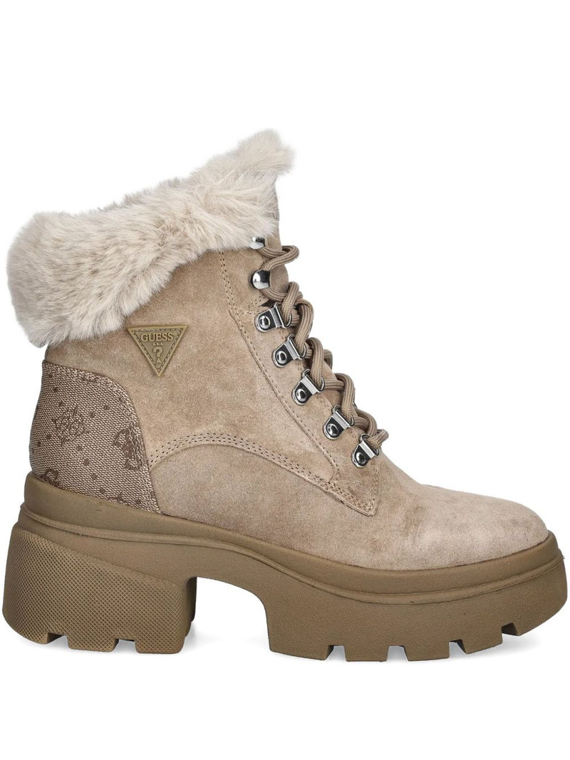 75mm trimmed lace-up ankle boots 1