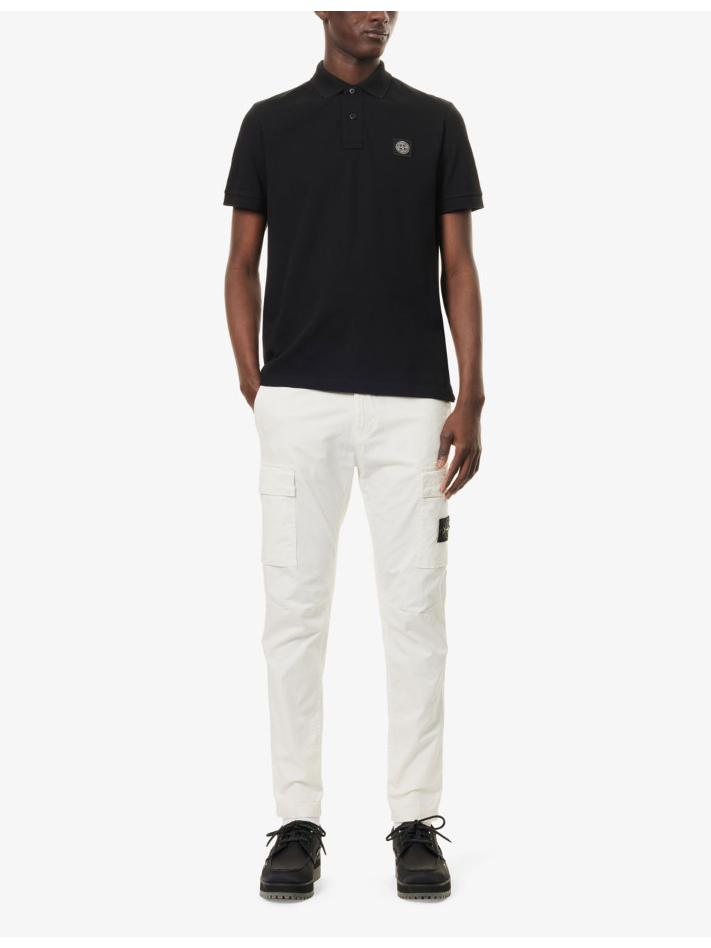 Brand-Patch Regular-Fit Stretch-Cotton Polo Shirt - 2